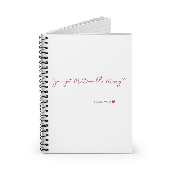 Notebook Ruled Line | "You Got McDonald's Money"? - Picture 2 of 3